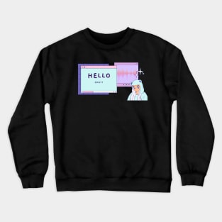 Streamer girl Crewneck Sweatshirt